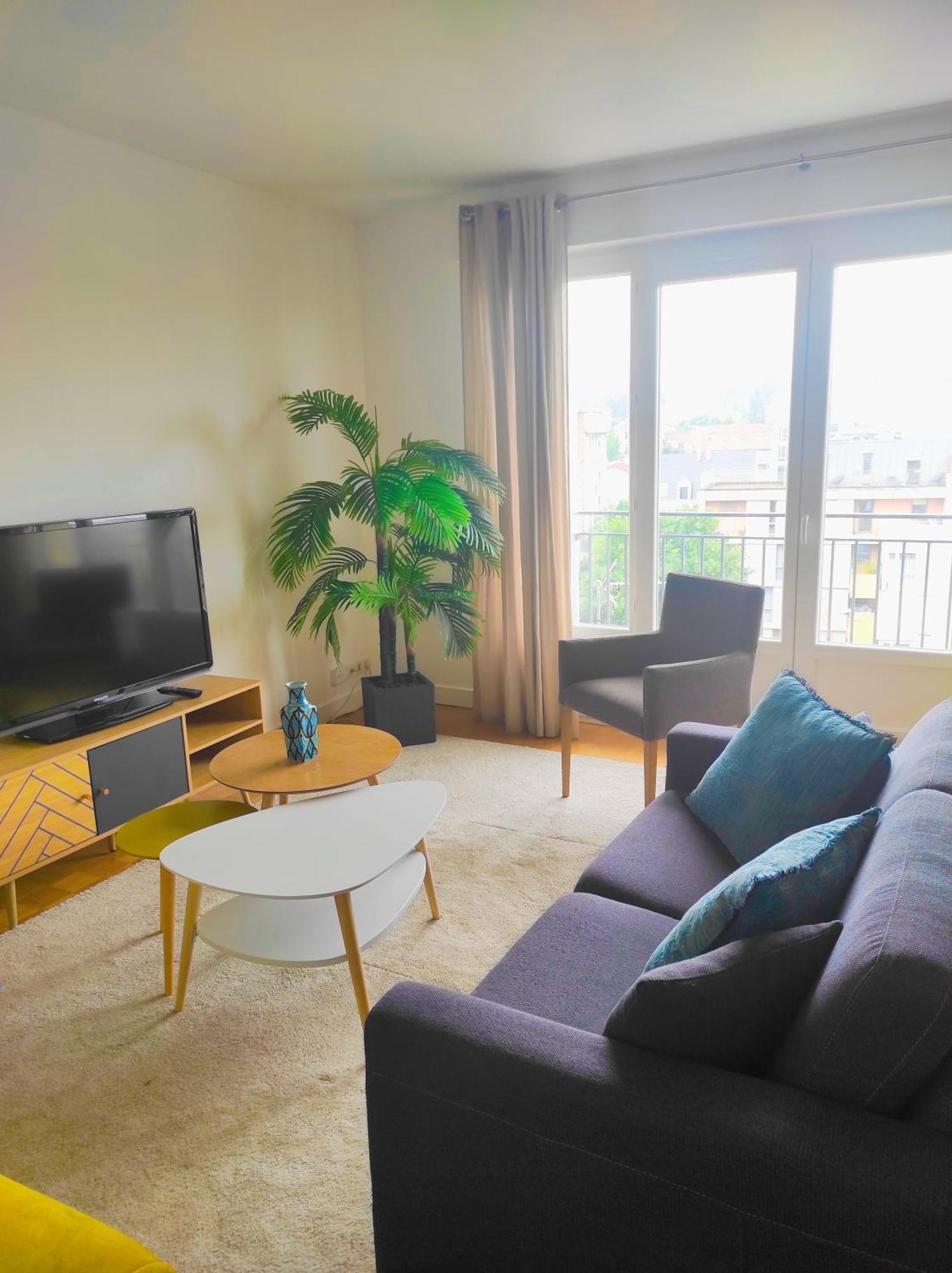 Апартаменты Grand 2 Pieces Vue Degagee Quartier Gare Кламар Экстерьер фото